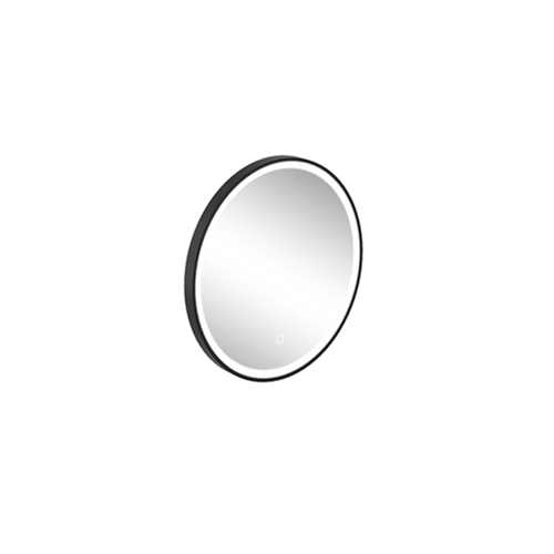 Britton Hoxton 600mm LED Mirror with Demister - Matt Black HOX021MB