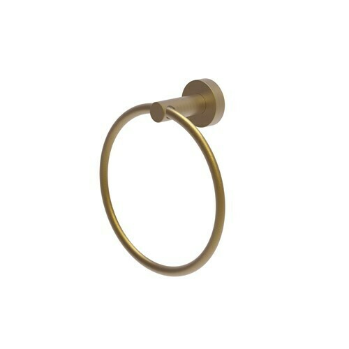 Britton Hoxton Towel Ring - Brushed Brass HOX017BB