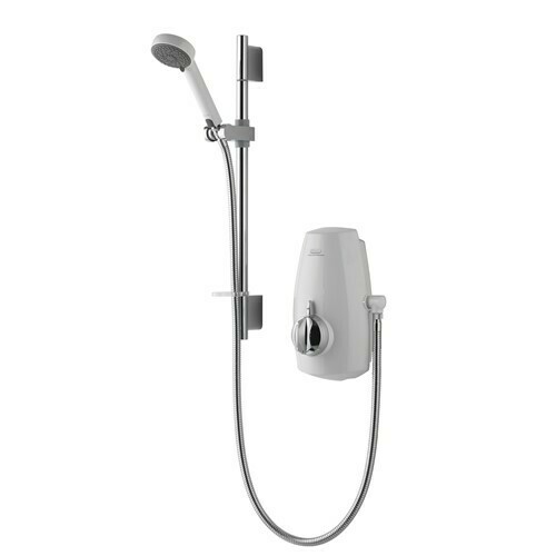 Aqualisa Aquastream Power Shower - White/Chrome - 813.40.21