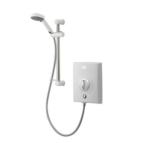 Aqualisa Quartz 9.5KW Electric Shower - White/Chrome QZE9521