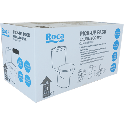 Roca Laura Eco WC Pick Up Pack (Boxed) Z348810001