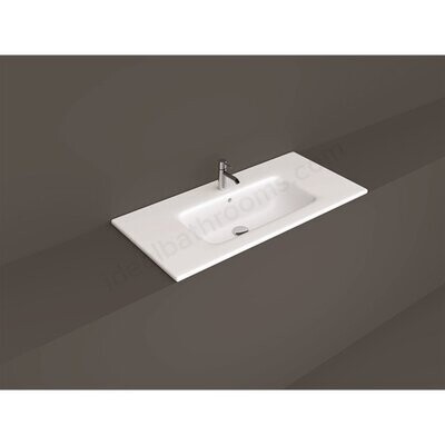 RAK Ceramics Joy 1000mm In-Countertop Basin ONLY 1TH JOYDI10101WH