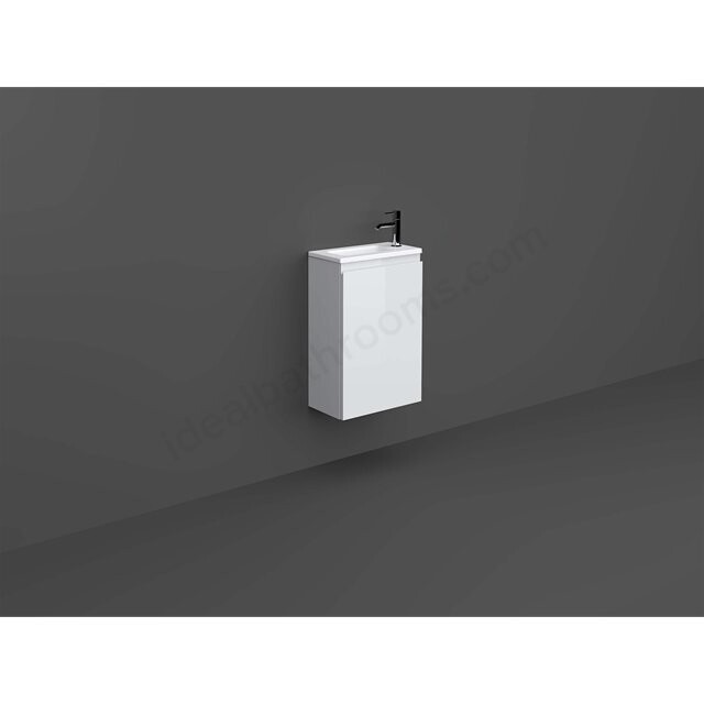 RAK Ceramics Joy Wall Hung Vanity Unit ONLY 400mm (Pure White) JOYWH040PWH TAP NOT INCLUDED SINK NOT INCLUDED