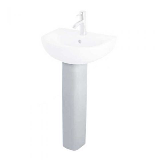 Essential Lily Small Full Pedestal ONLY - White EC1008