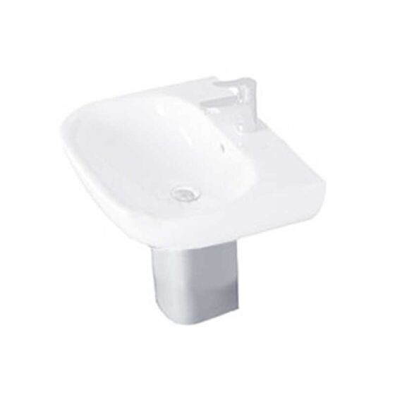 Essential Lily Semi Pedestal ONLY - White EC1010