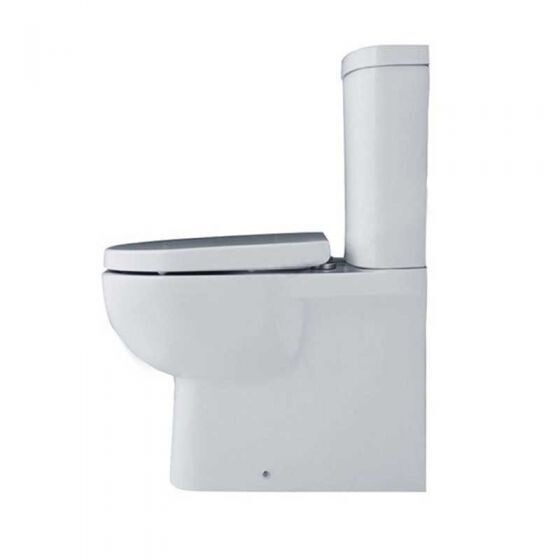 Essential Lily BTW Close Coupled Pan & Cistern Pack No Seat - White EC1009