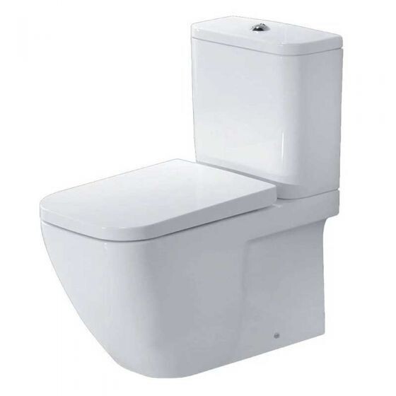 Essential Fuchsia Close Coupled Back To Wall Pack Soft Close Seat - White EC4015