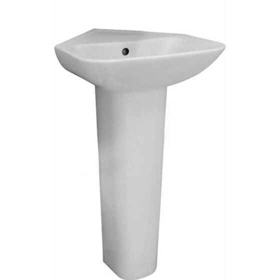Essential Violet 460mm Wall Hung Basin ONLY 1 Tap Hole EC6010