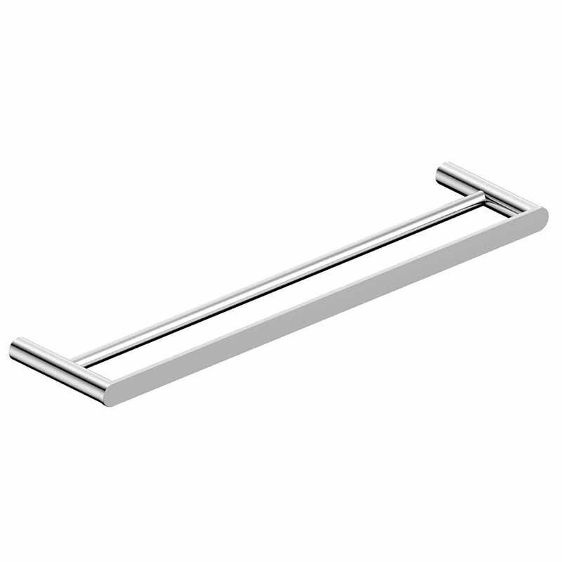 RAK - Petit Square 600mm Double towel bar In Chrome RAKPES9912-60C