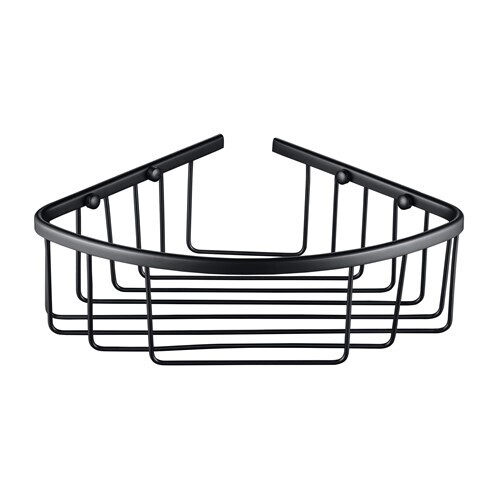 Artesan Bedgebury Deep Corner Basket - Matt Black WB28K