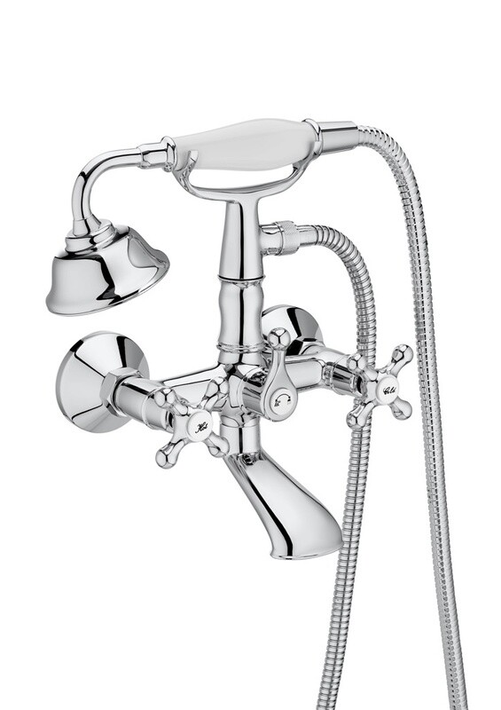 Roca Carmen Wall Mounted Bath Shower Mixer - Chrome A5A014BC00