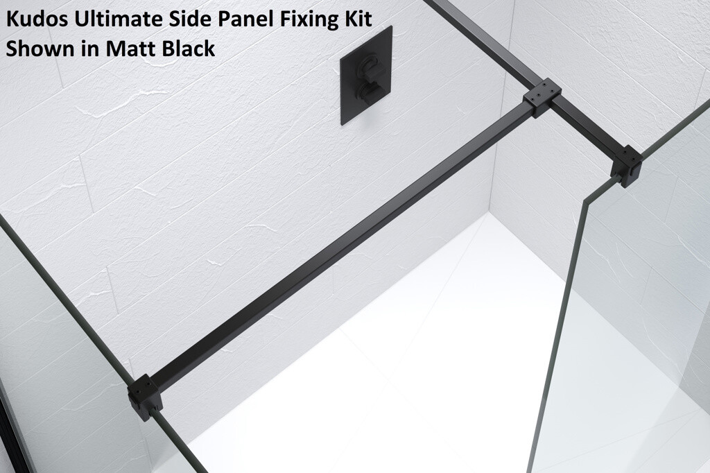 Kudos Ultimate 2 Side Panel Fixing Kit - Brushed Nickel 10WPSPFKBRN