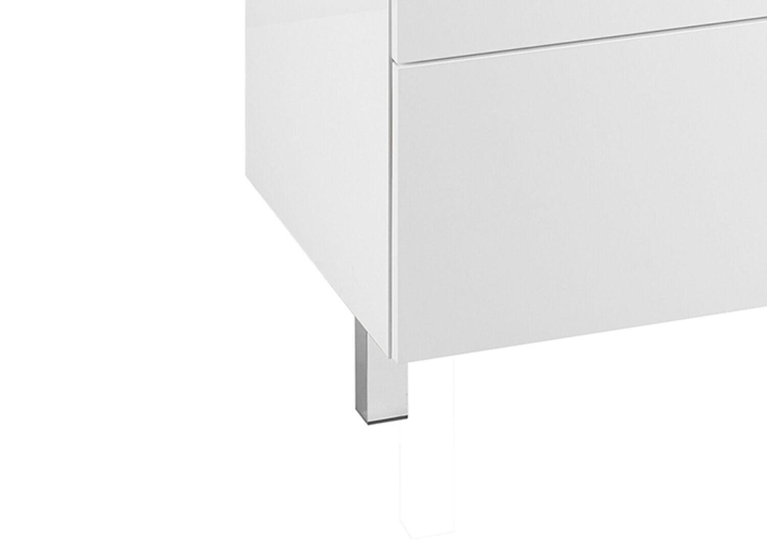 Roca Victoria-N Optional Legs for 3 Drawer Units (Pair) 110mm High - Chrome 816555001 LEGS ONLY