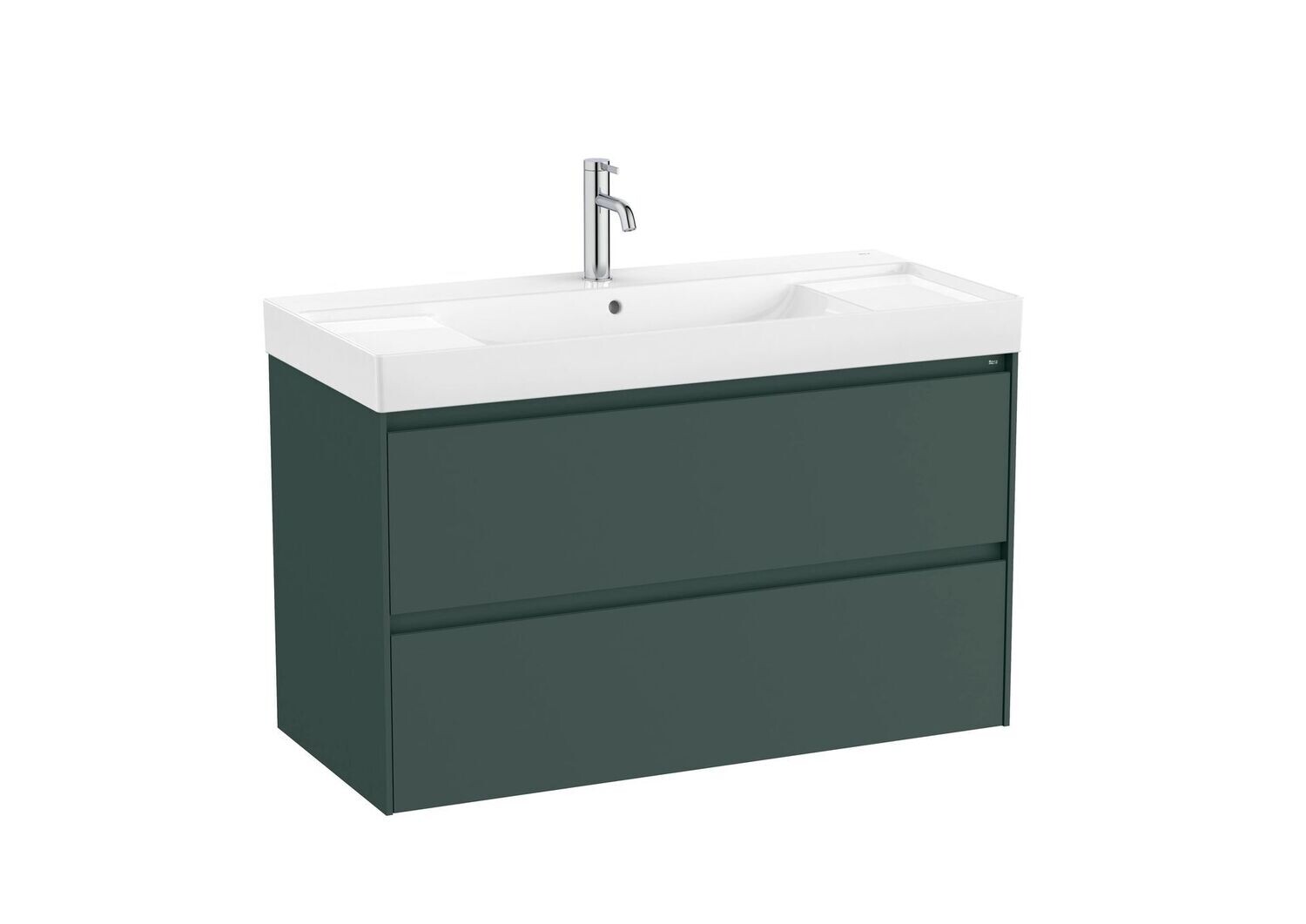 Roca Ona Unik 1000mm 2 Drawer Vanity Unit ONLY (Matt Green) A857616513