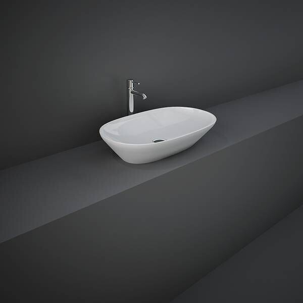 RAK-Variant Elongated Oval Counter Top Wash Basin ONLY 600mm - VARCT36000AWHA