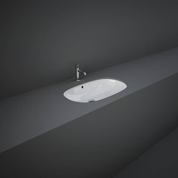 RAK-Variant Elongated Oval Under Counter Wash Basin ONLY 600mm - VARUC36000AWHA