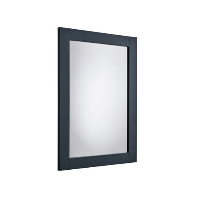 Tavistock Traditional Framed Mirror - Matt Dark Grey - 570(w) x 800(h) x 24(d)mm