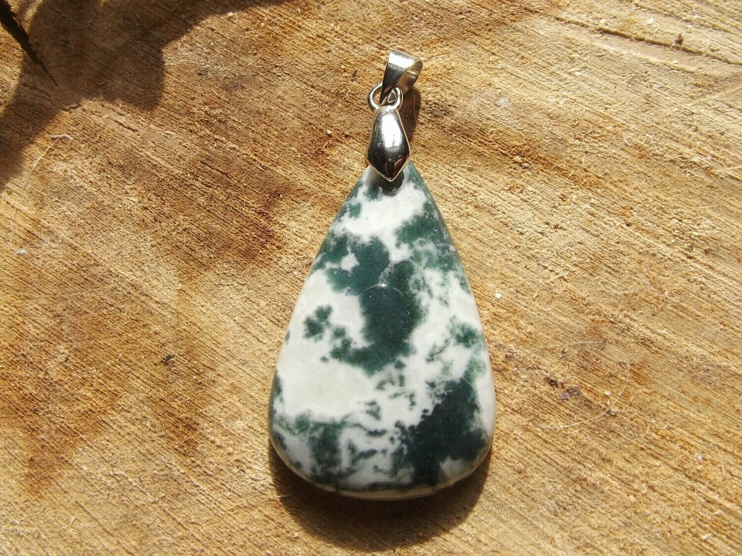 Pendentif agate arbre
