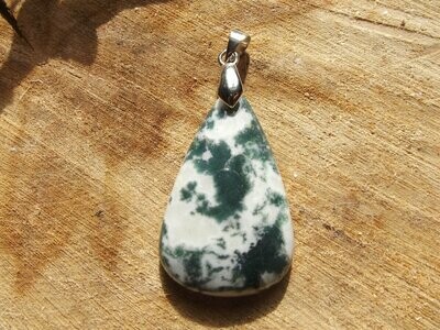 Pendentif agate arbre