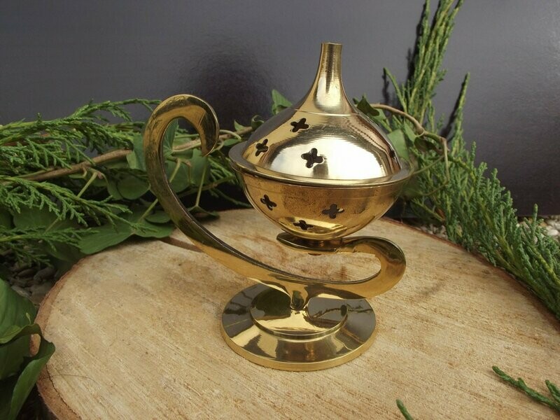 Porte encens lampe d'Aladin