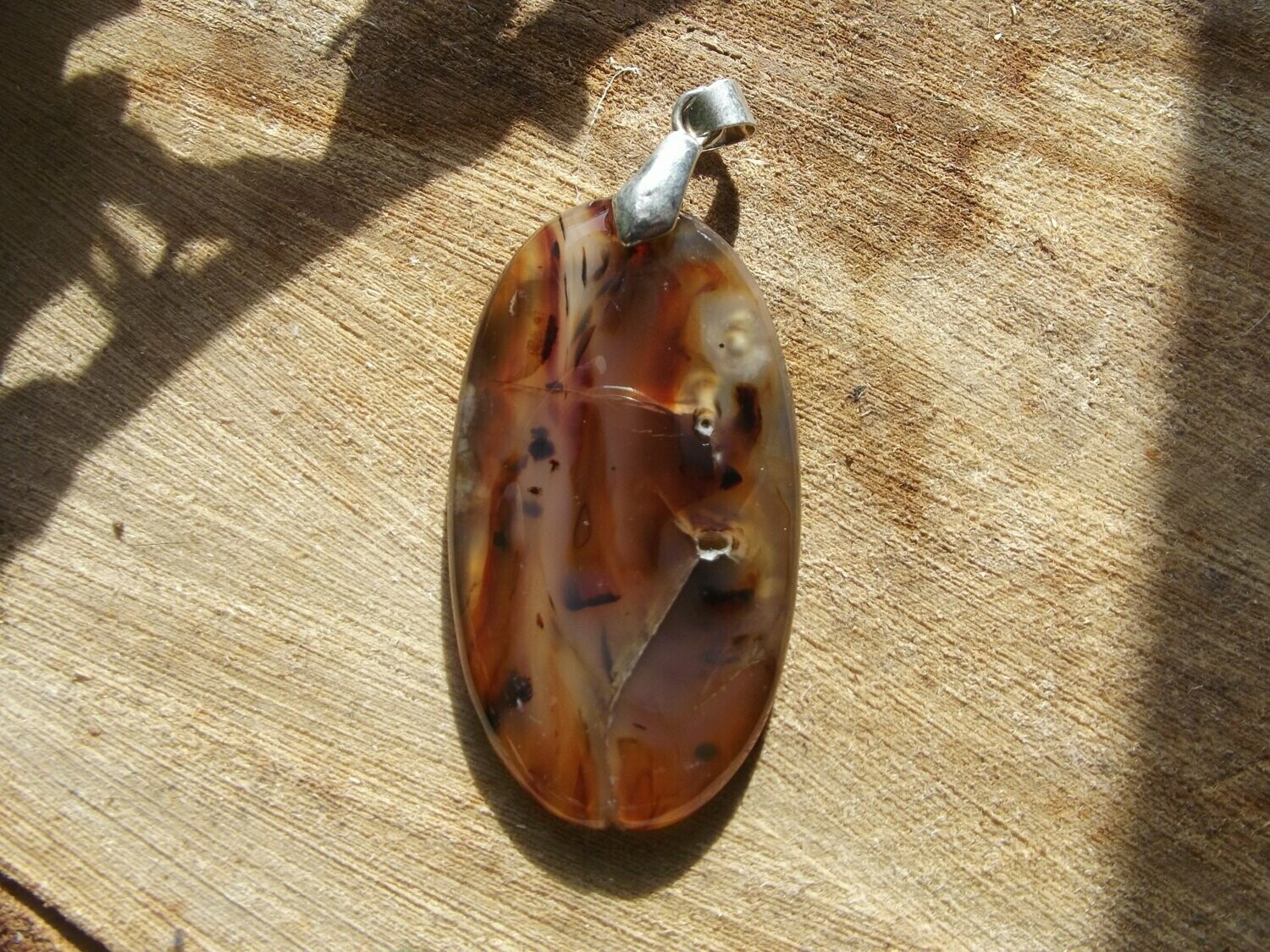 Pendentif agate du Montana