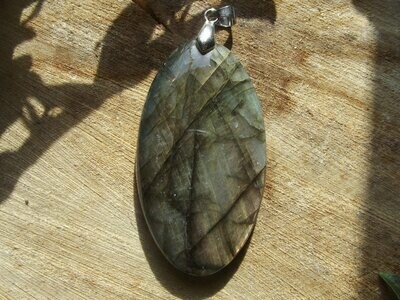 Pendentif labradorite orange