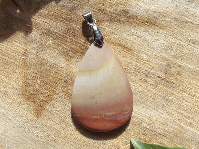 Pendentif jaspe polychrome