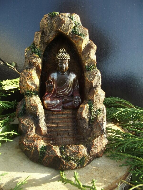 Porte encens à reflux Bouddha méditant