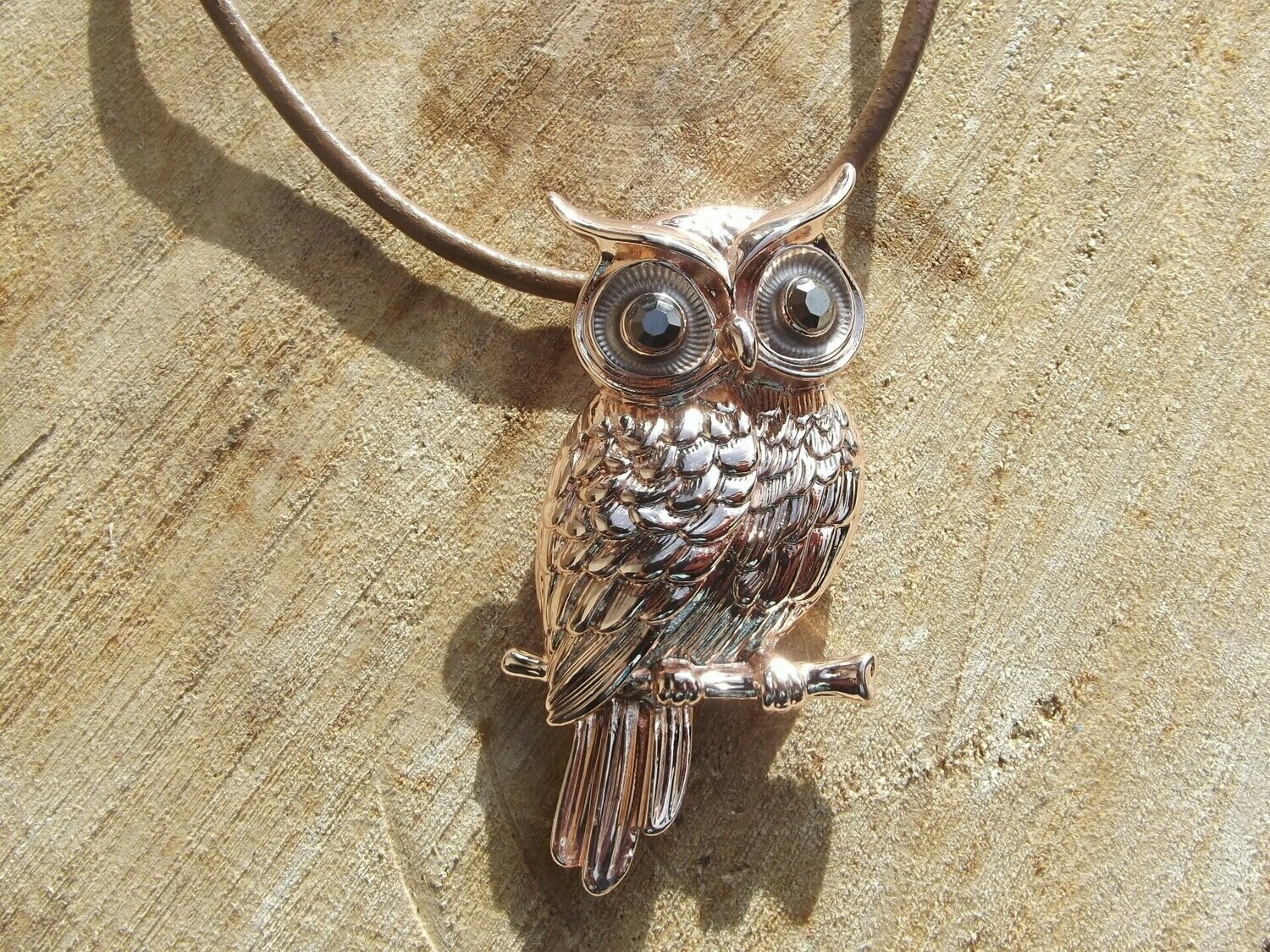 Collier fantaisie hibou