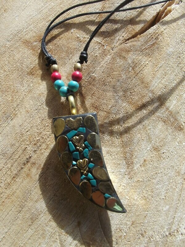 Collier fantaisie tibétain