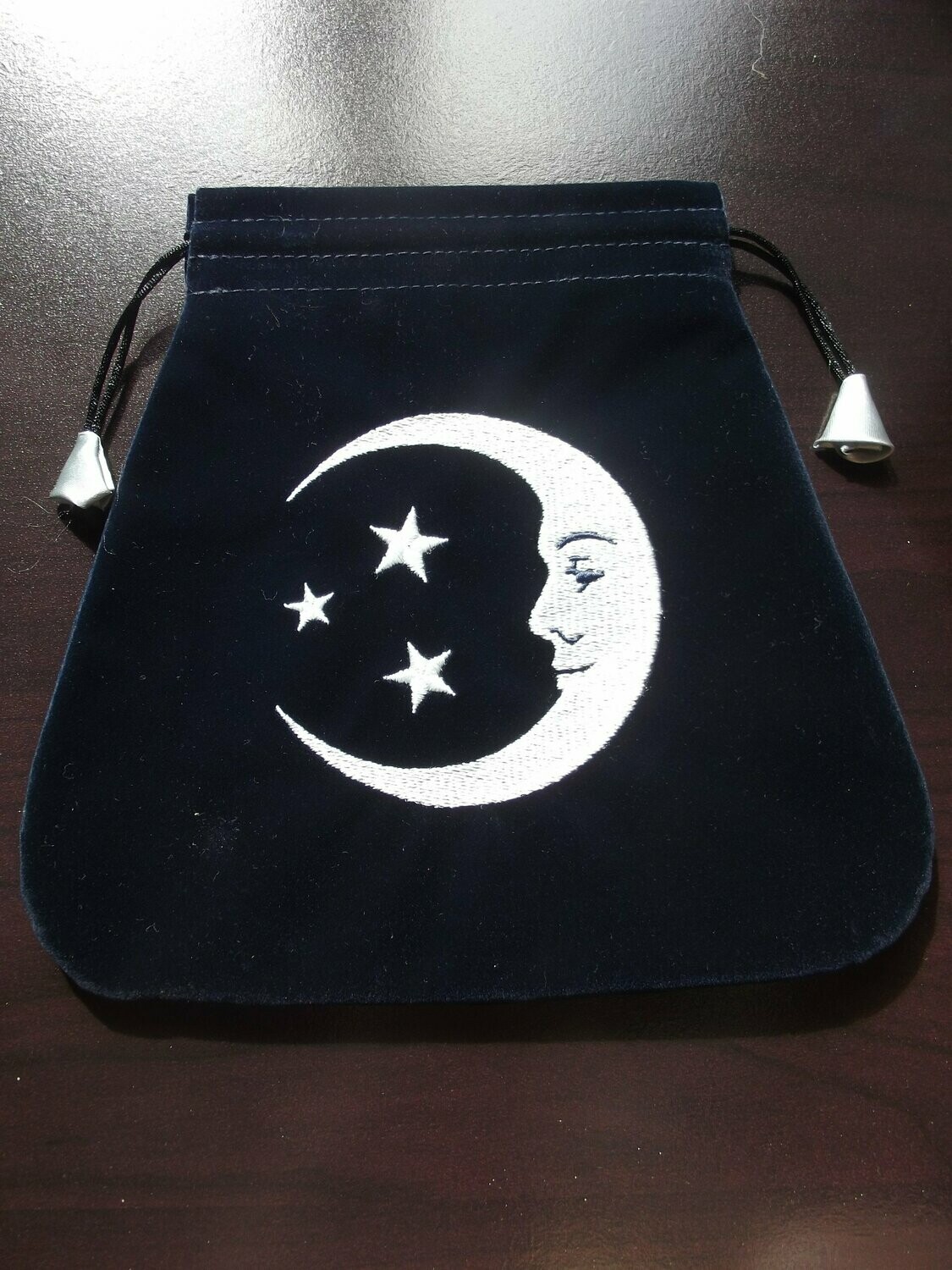 Bourse pour cartes lune souriante