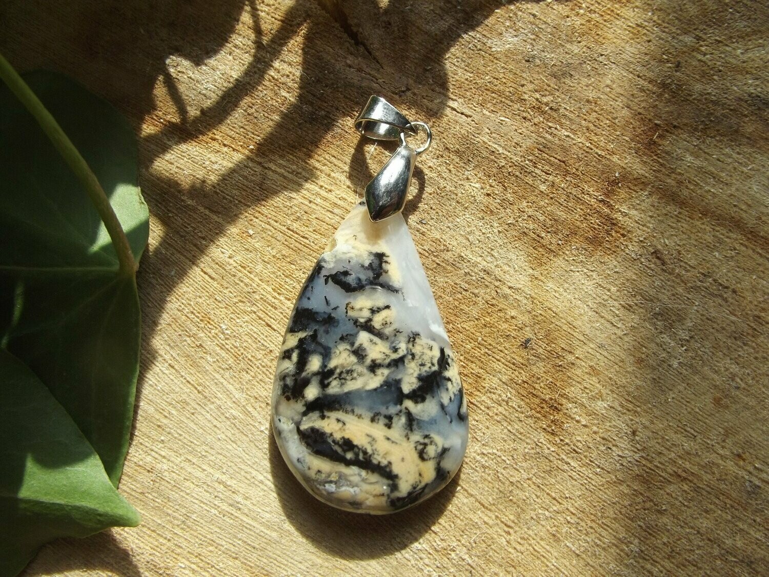 Pendentif agate tigrée