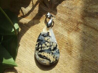 Pendentif agate tigrée