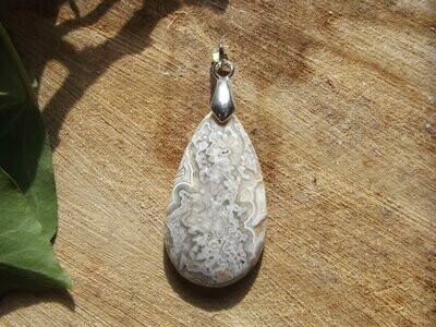 Pendentif agate crazy lace