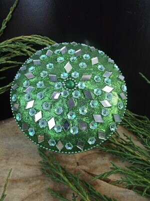 Boîte miroir vert foncé