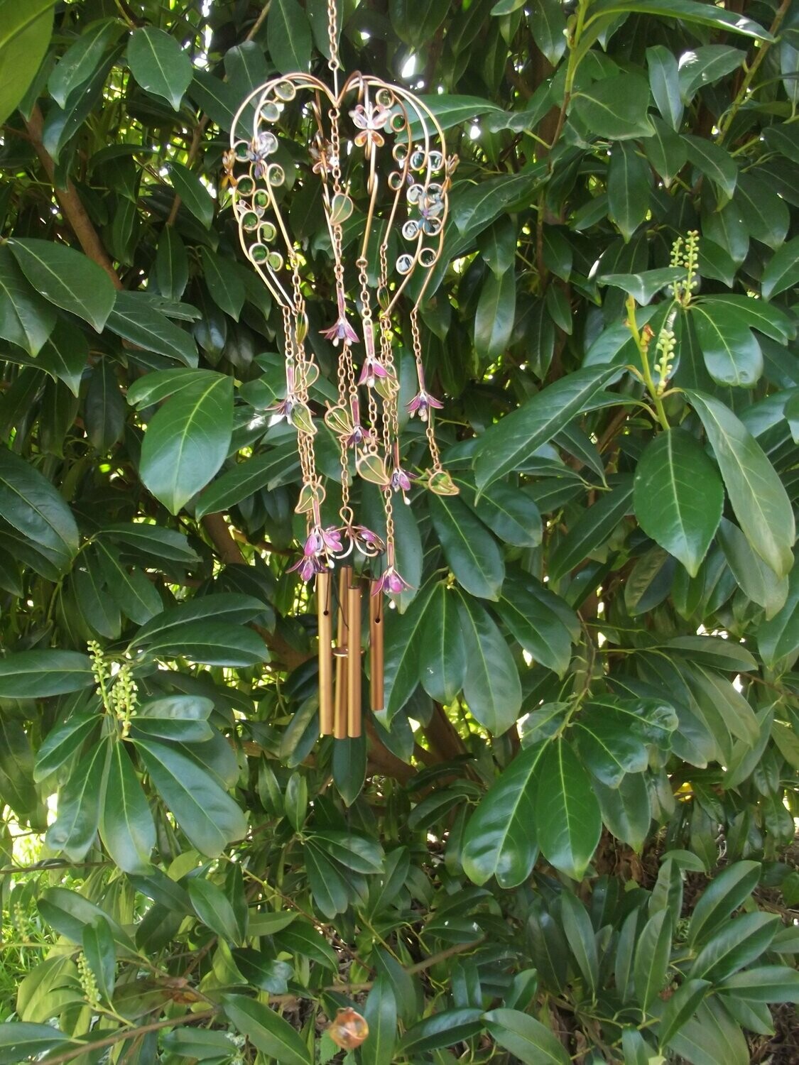 Carillon éolien fuchsia