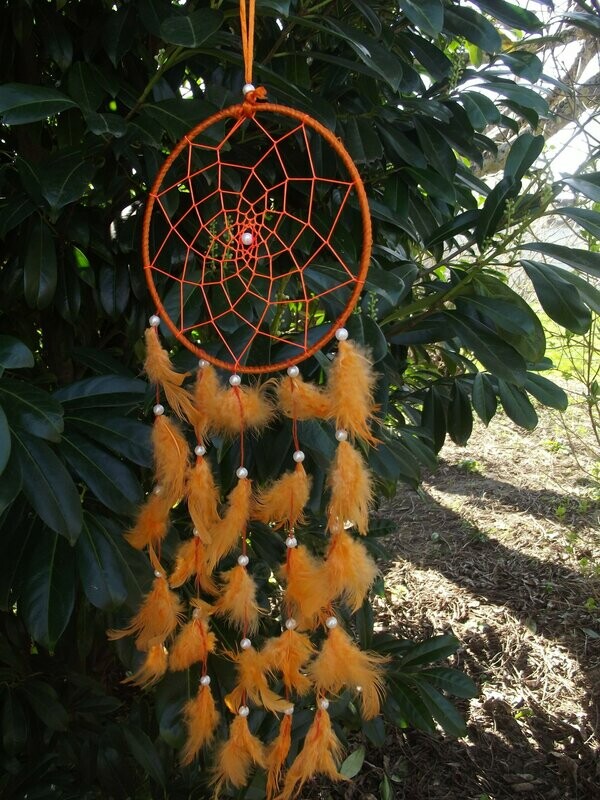 Attrape rêves orange