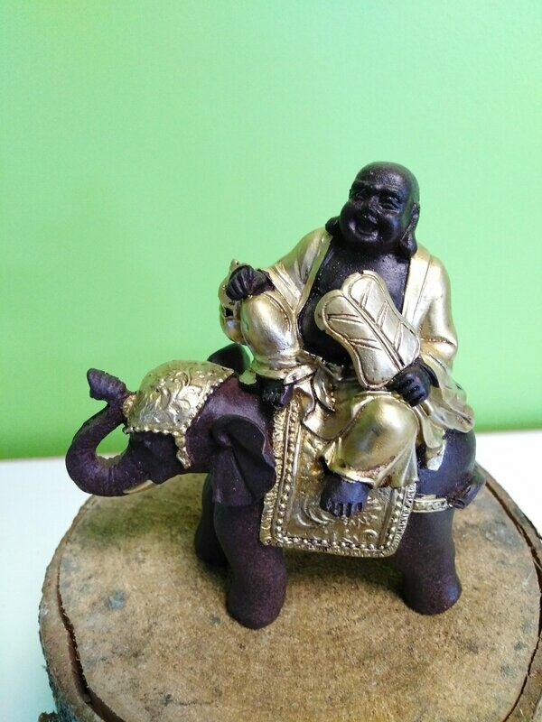 Bouddha et son éléphant