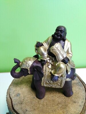 Bouddha et son éléphant