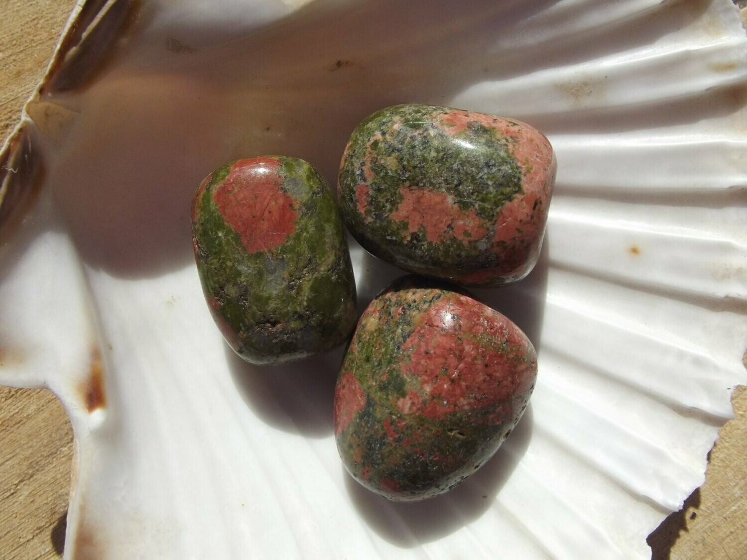 Unakite en pierre roulée