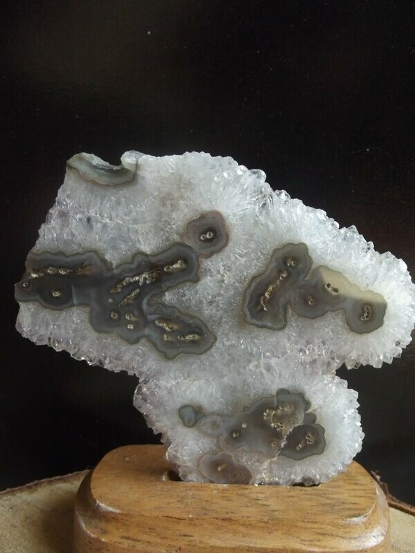 Tranche améthyste stalactite