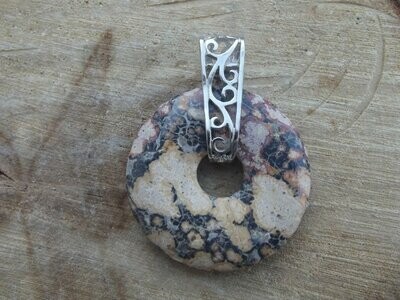 Pendentif jaspe léopard