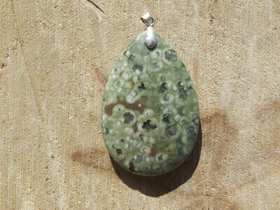 Pendentif rhyolite de la forêt tropicale