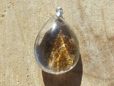 Pendentif quartz lodolite