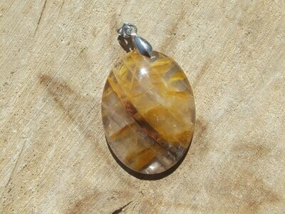 Pendentif quartz hématoïde