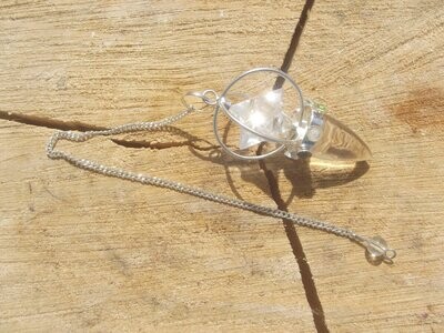Pendule merkaba et pointe