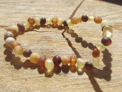 Bracelet ambre dépoli
