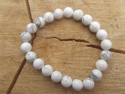Bracelet howlite 8 mm