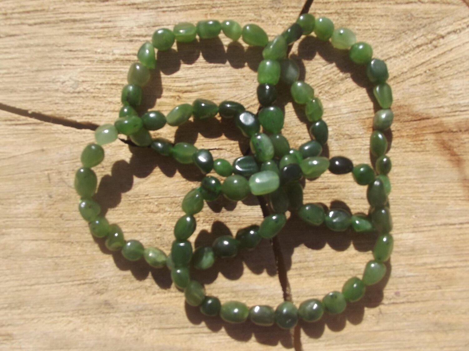 Bracelet en grains jade