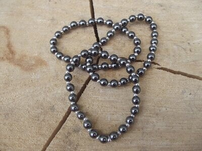 Bracelet hématite 6 mm